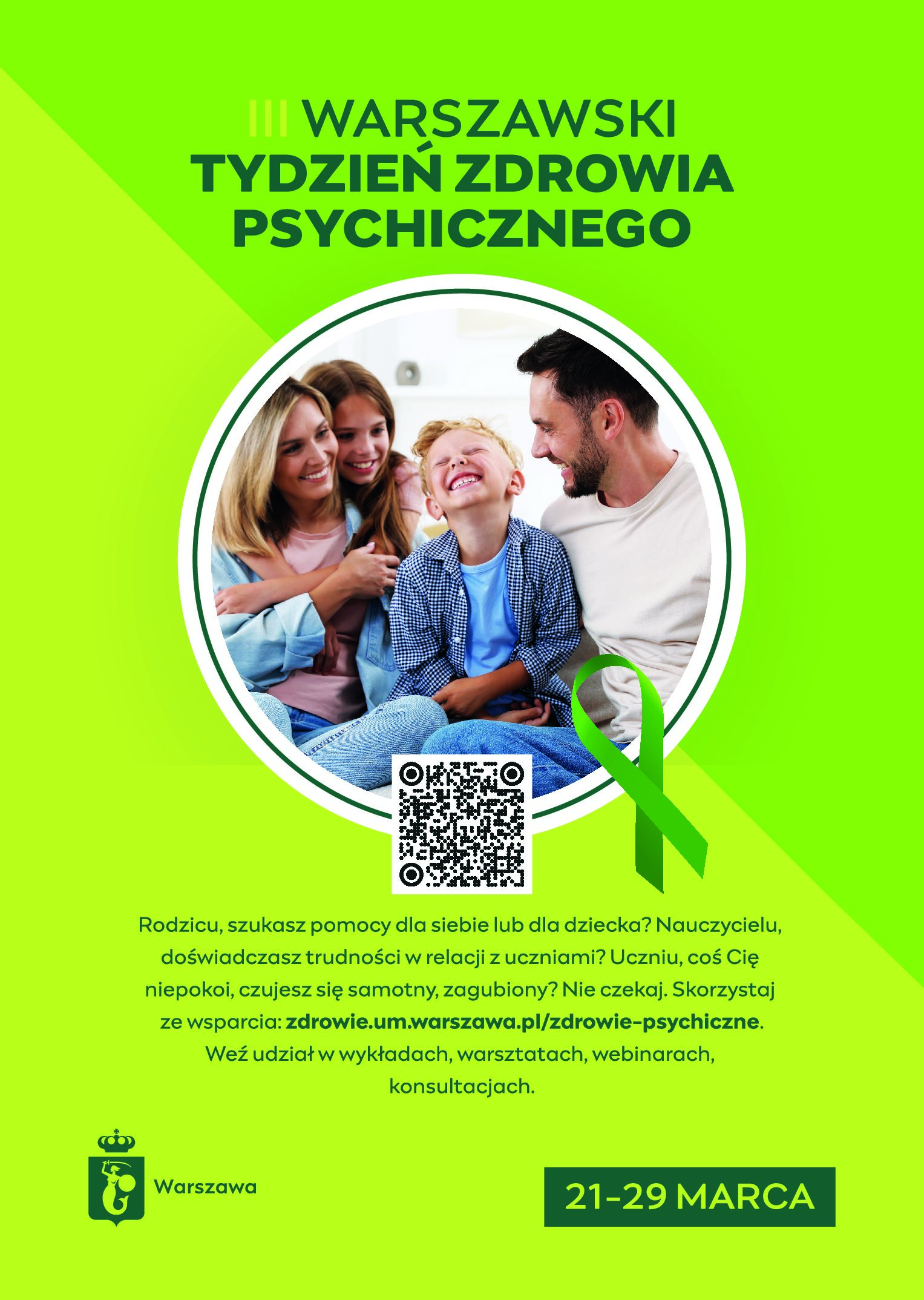 III edycja Warszawskiego Tygodnia Zdrowia Psychicznego